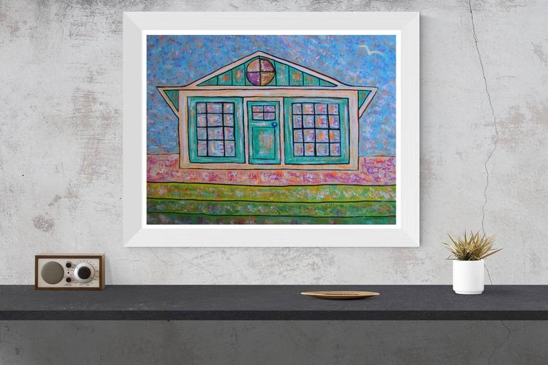 Original Modern Architecture Painting by Carla Dancey