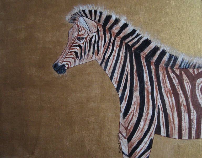 Original Fine Art Horse Painting by Carla Dancey