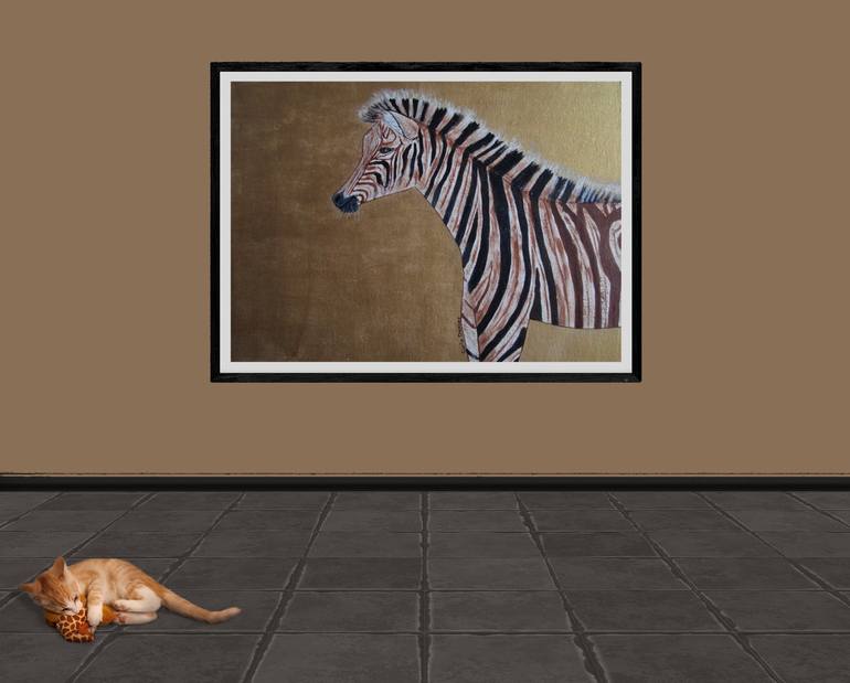 Original Fine Art Horse Painting by Carla Dancey