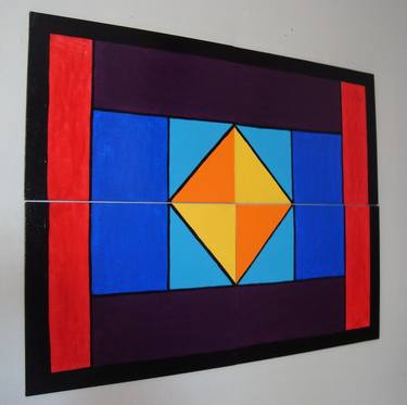 Original Fine Art Geometric Paintings by Carla Dancey