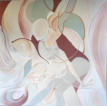 Original Conceptual Abstract Painting by Michela Vicentini