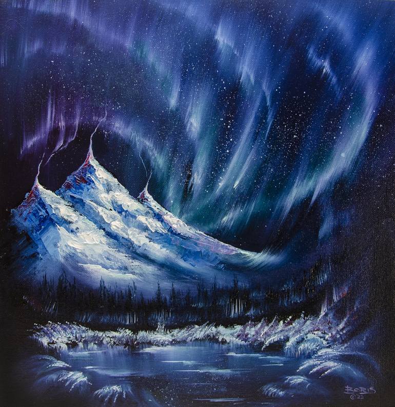 AURORA Painting by Boris Sizov | Saatchi Art