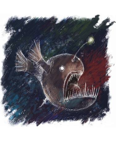 Print of Illustration Fish Mixed Media by Robert Meganck