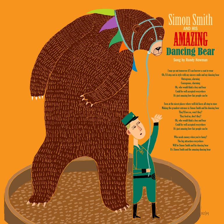 Simon Smith and His Amazing Dancing Bear Mixed Media by Robert