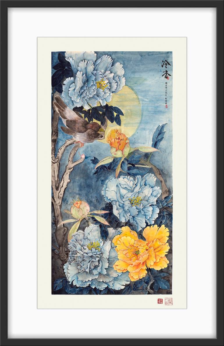 Original Illustration Floral Painting by Siyuan Ren