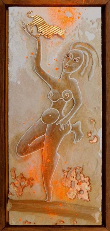 Original Symbolism Women Painting by Lydia Hoffnungsthal