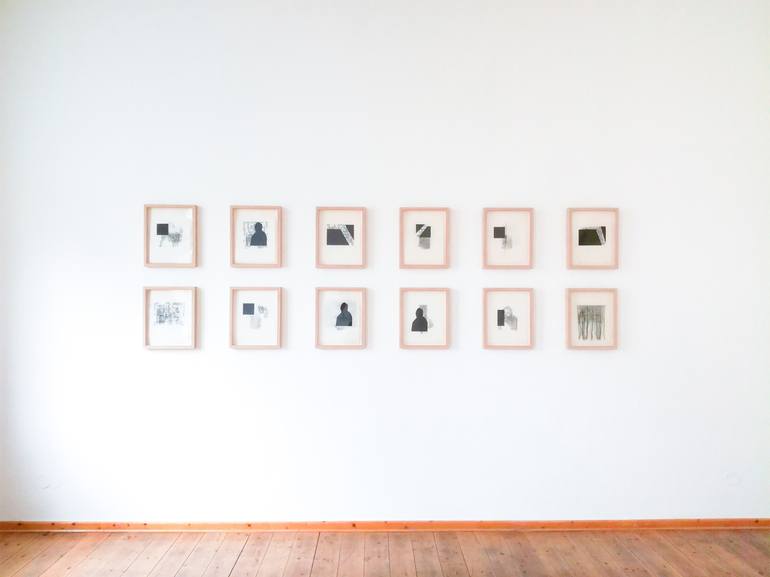 Original Conceptual People Drawing by Barbara Cousin