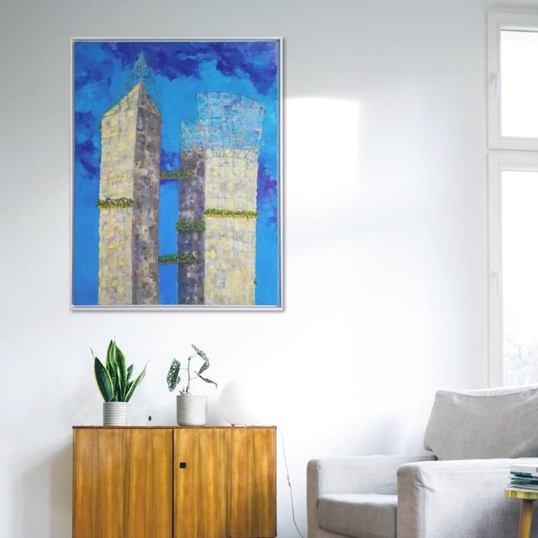 Original Abstract Painting by Renate Pfrommer