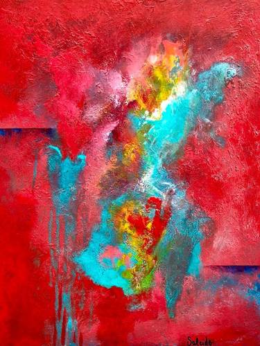 Original Abstract Expressionism Abstract Paintings by Mike Salcido