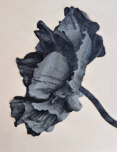 Original Black & White Botanic Paintings by Rachel Daly