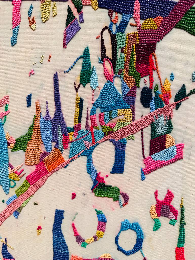 Original Painterly Abstraction Abstract Painting by Rachel Daly