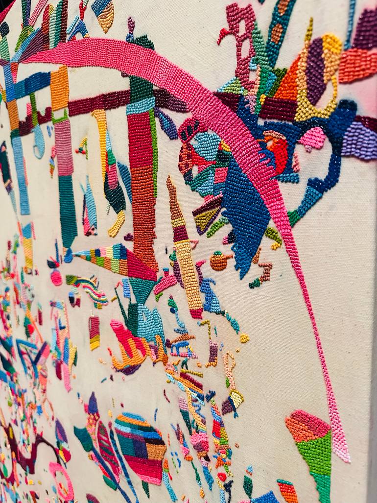 Original Painterly Abstraction Abstract Painting by Rachel Daly