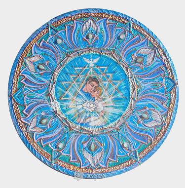 Mandala with gems "Divine love" thumb