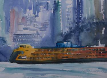 Print of Ship Paintings by David B Goldstein
