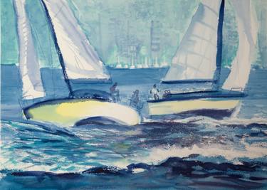 Original Fine Art Water Paintings by David B Goldstein