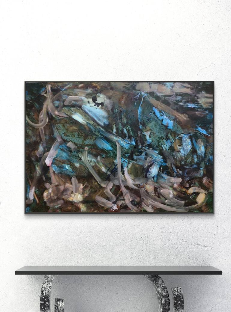 Original Abstract Nature Painting by Friedrich Zettl