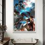 artwork in a room