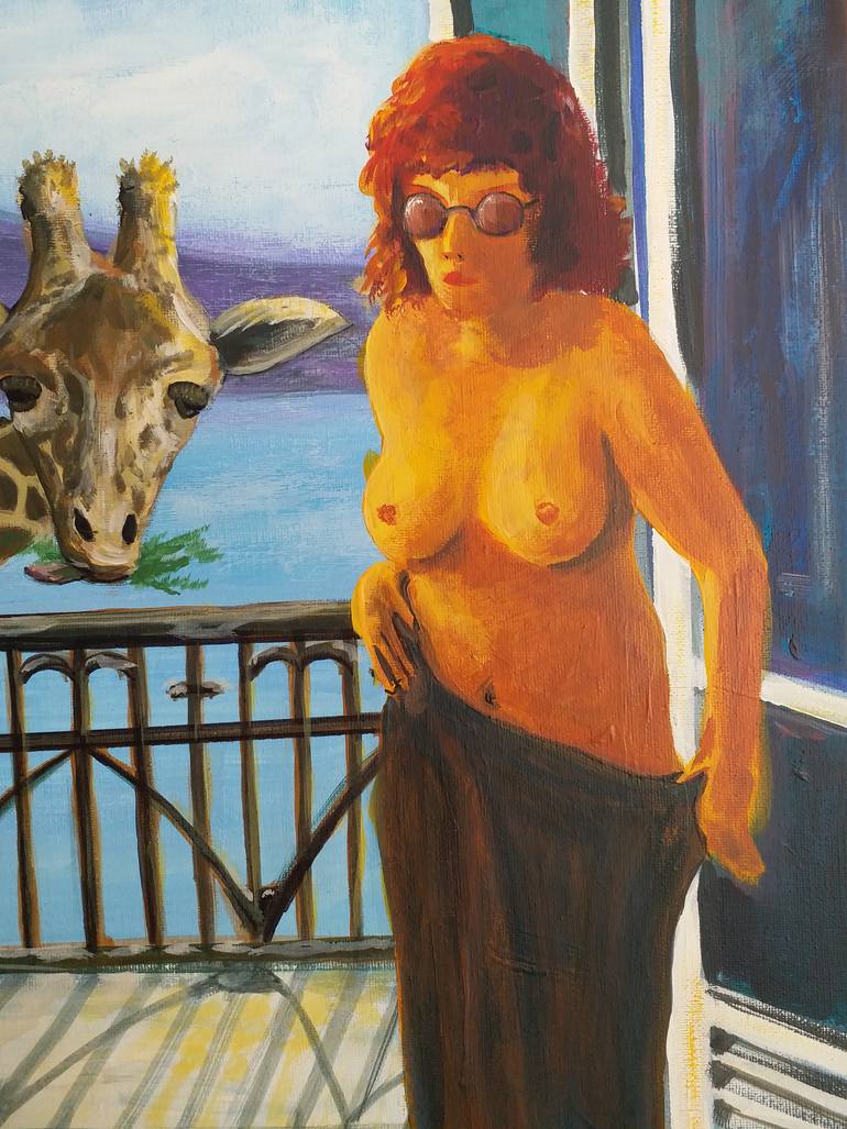 Original Figurative Fantasy Painting by Hakan Kamasik