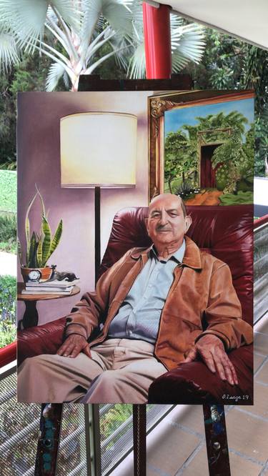 Print of Realism Family Paintings by Oscar Isaza