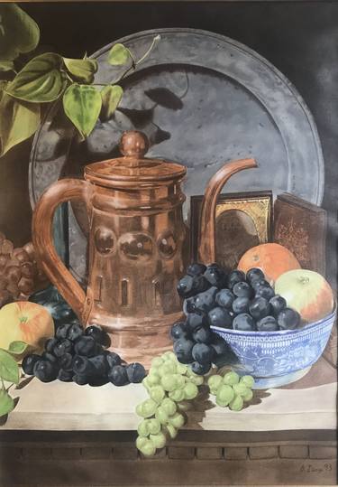 Print of Realism Still Life Paintings by Oscar Isaza