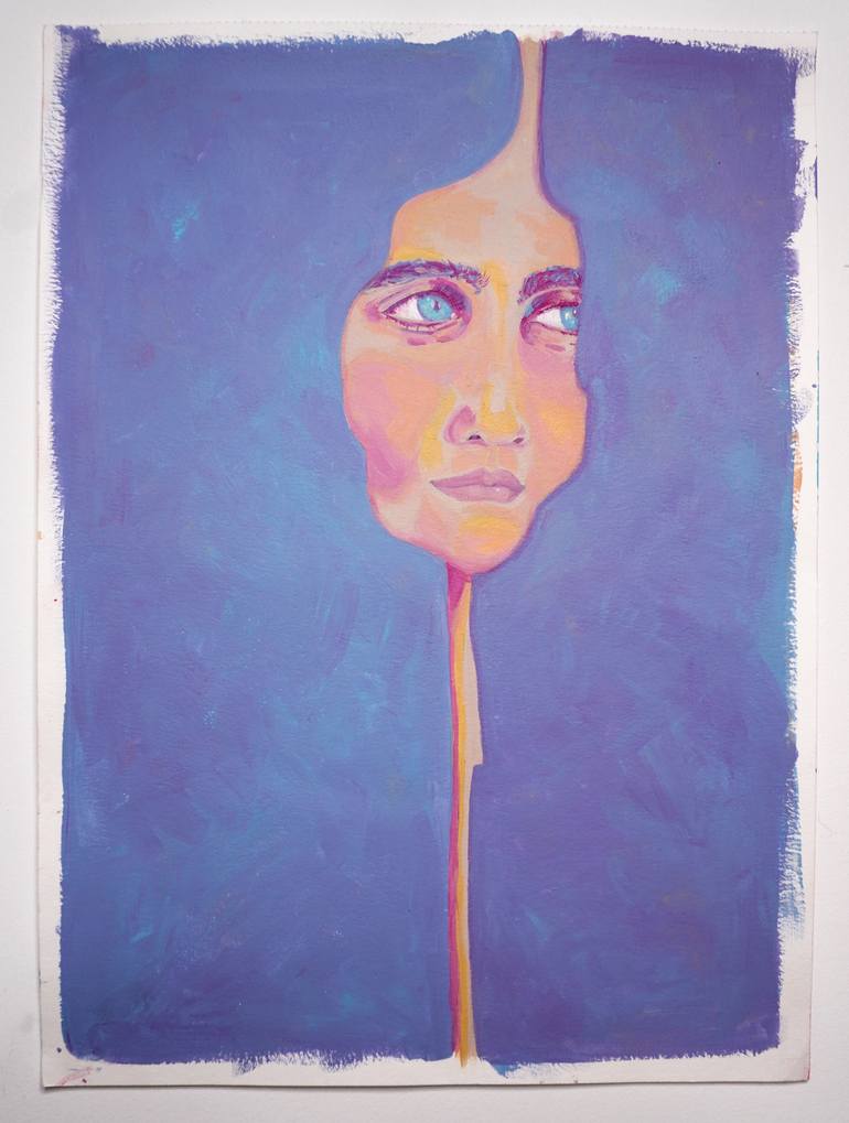 Original Abstract People Painting by Heather Bellino