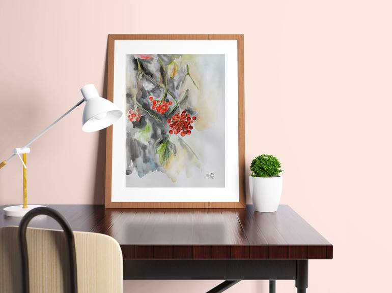 Original Abstract Still Life Painting by Nelly Shemshenovi