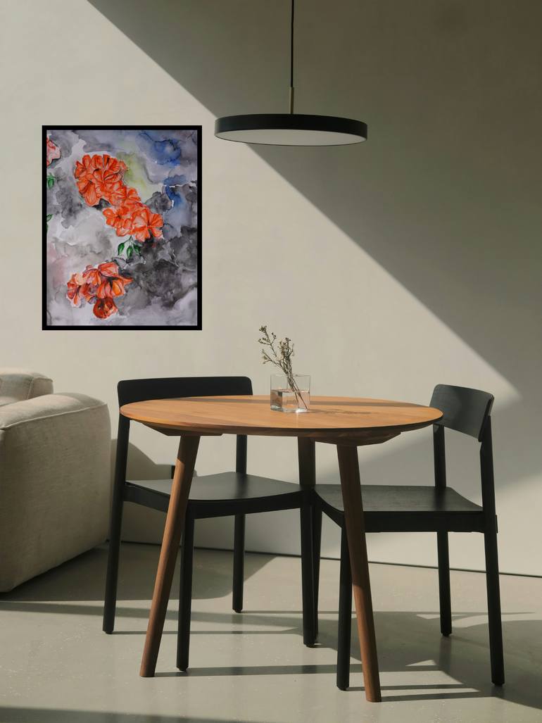 Original Abstract Landscape Painting by Nelly Shemshenovi