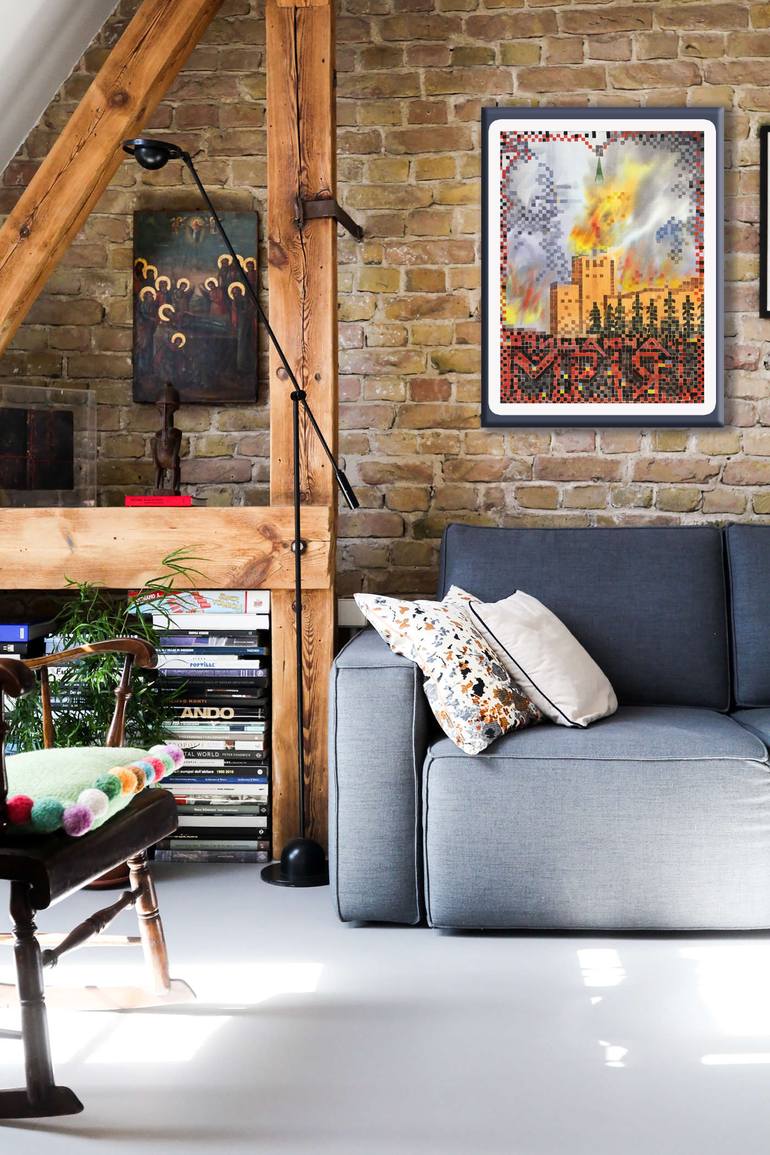 Original Contemporary Politics Painting by Olena Rublova