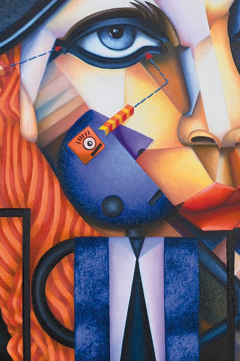Original Figurative Women Painting by Bernd Terwey