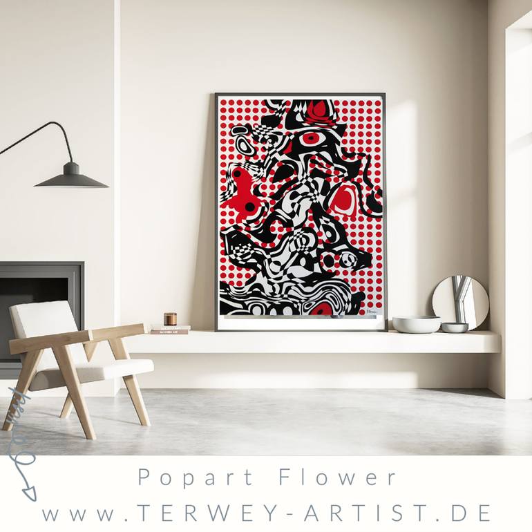 Original Modernism Abstract Painting by Bernd Terwey