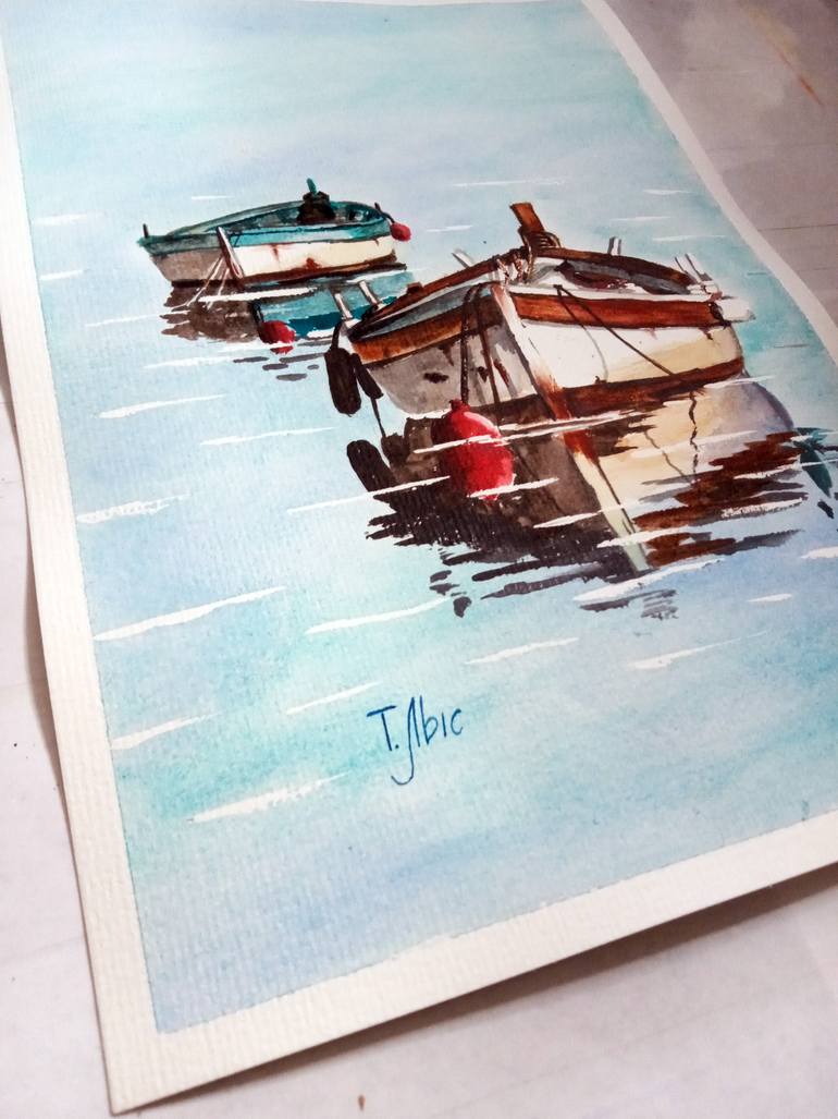 Original Realism Water Painting by Tatyana Lysenko
