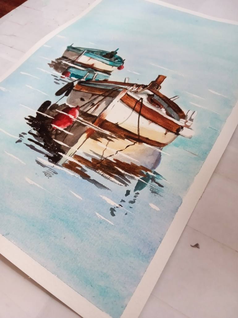 Original Realism Water Painting by Tatyana Lysenko