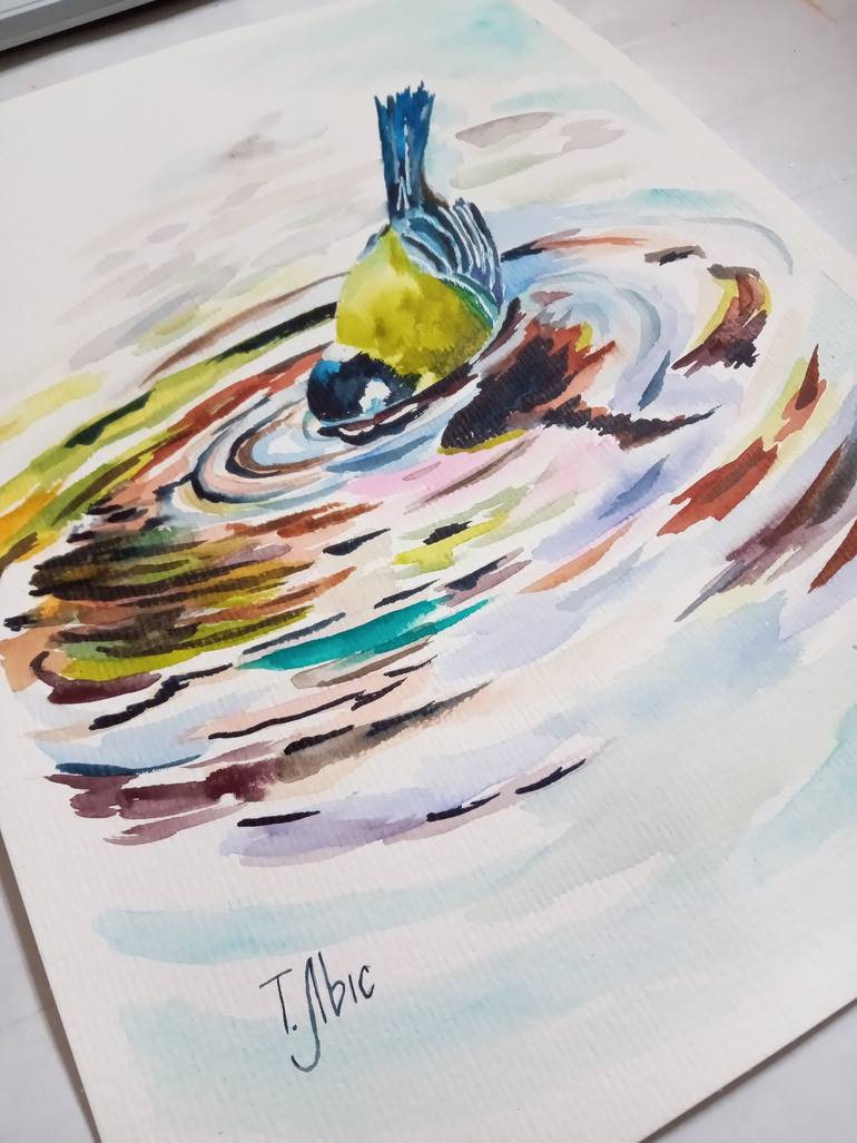 Original Realism Animal Painting by Tatyana Lysenko