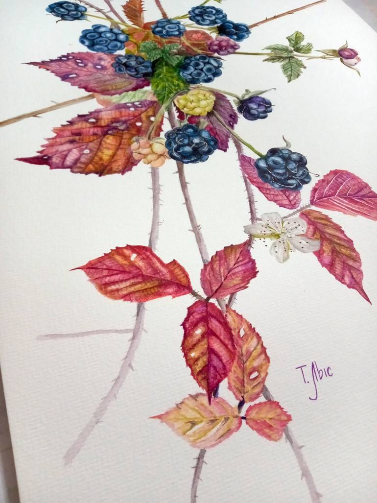 Original Realism Botanic Painting by Tatyana Lysenko
