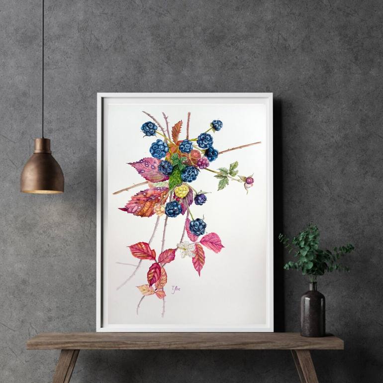 Original Realism Botanic Painting by Tatyana Lysenko