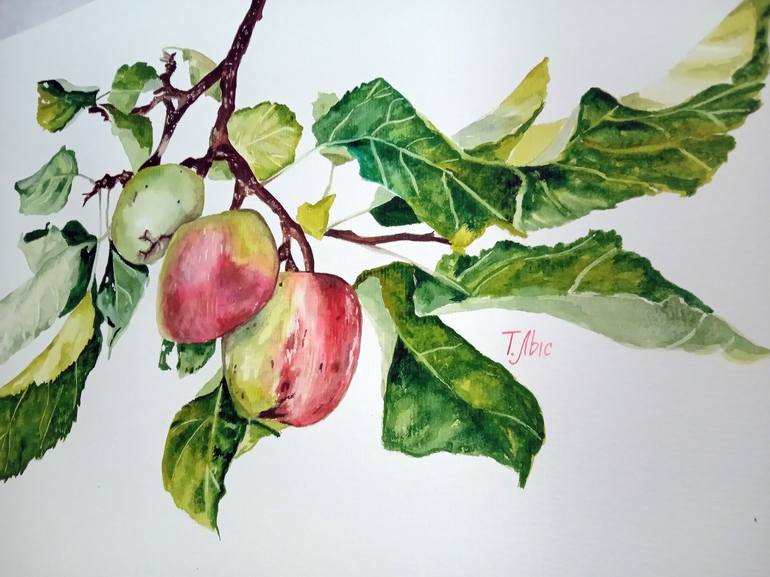 Original Realism Botanic Painting by Tatyana Lysenko