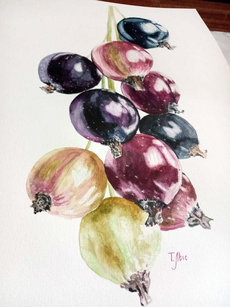 Original Realism Botanic Painting by Tatyana Lysenko