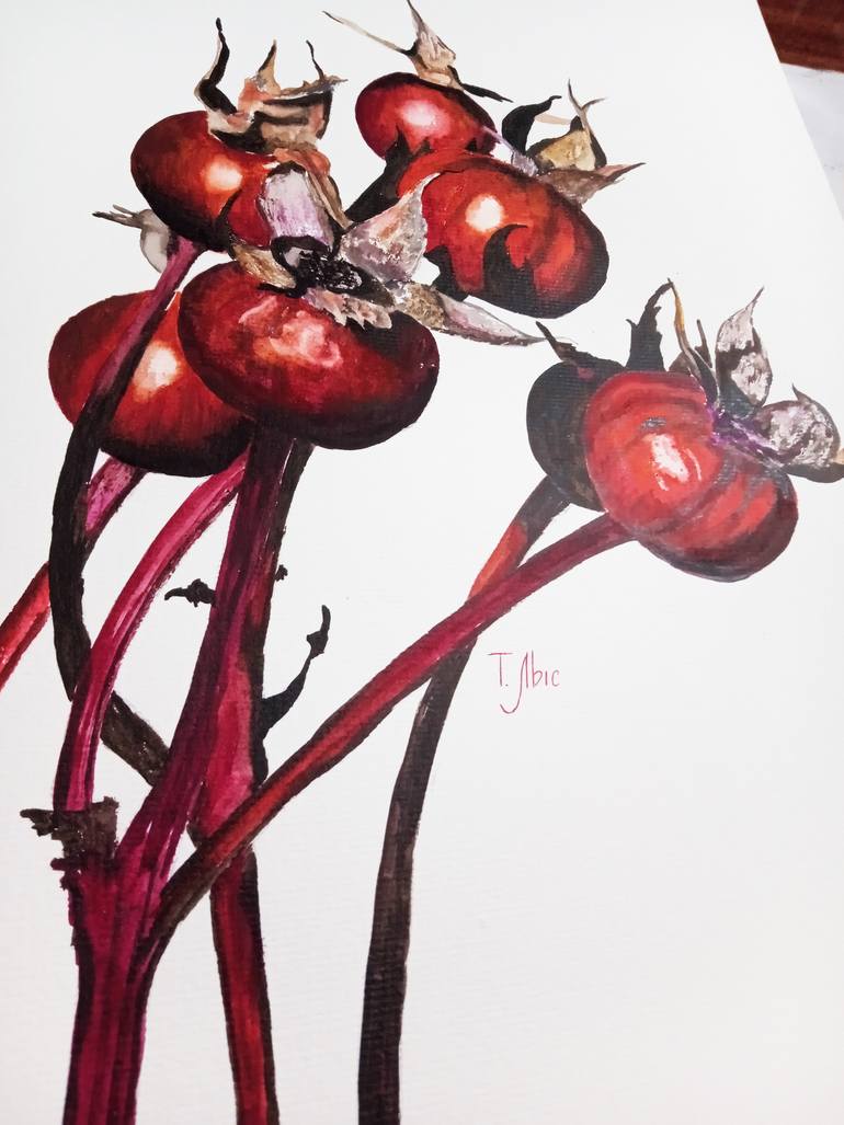 Original Realism Botanic Painting by Tatyana Lysenko