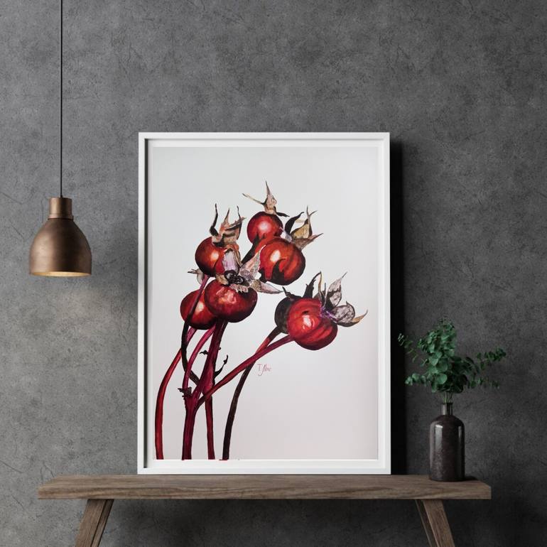Original Realism Botanic Painting by Tatyana Lysenko
