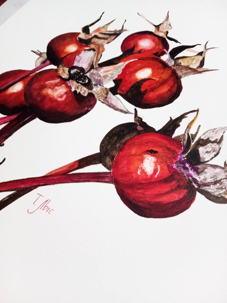 Original Realism Botanic Painting by Tatyana Lysenko