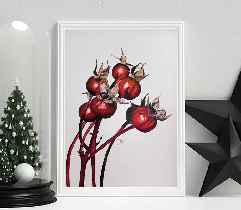 Original Realism Botanic Painting by Tatyana Lysenko