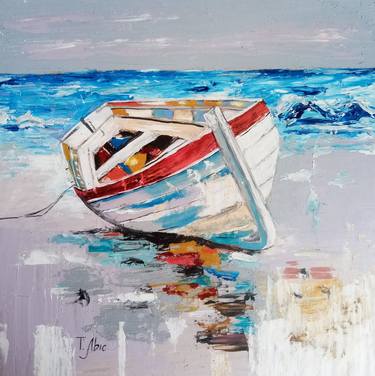 Original Modern Boat Paintings by Tatyana Lysenko