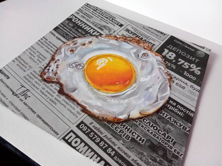 Original Modernism Food & Drink Painting by Tatyana Lysenko