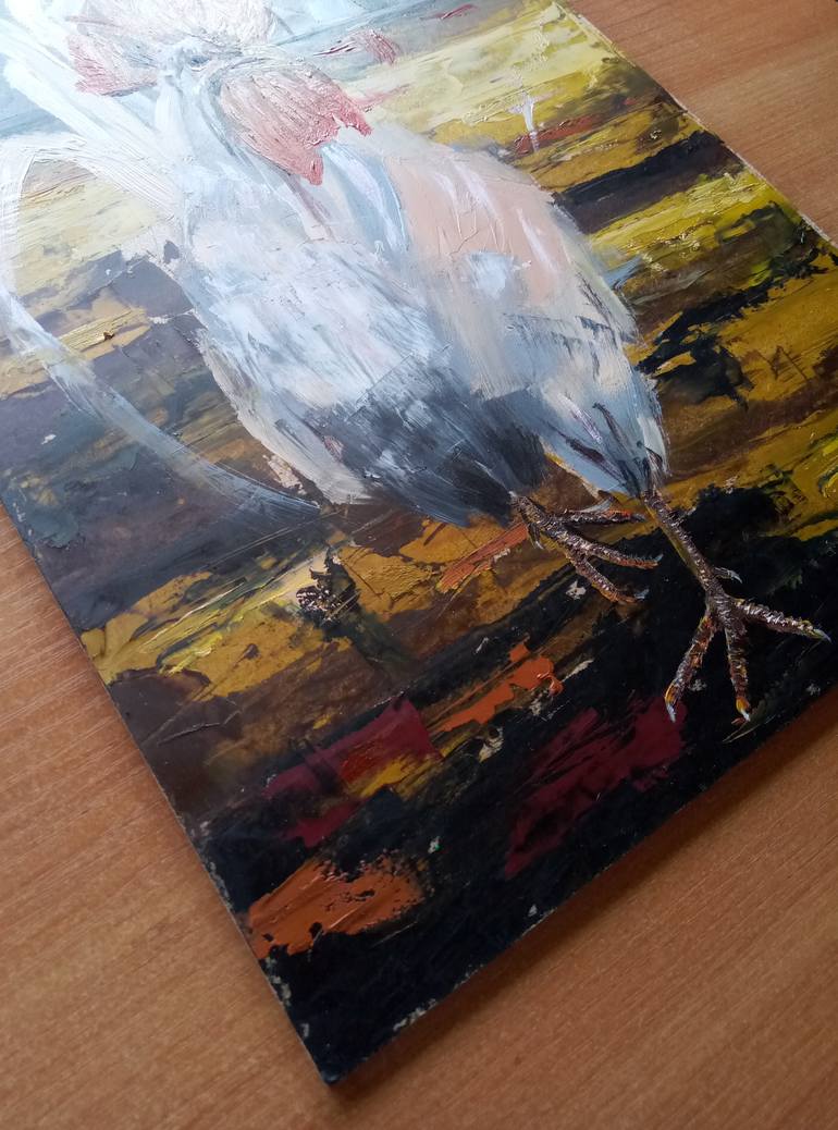 Original Impressionism Animal Painting by Tatyana Lysenko