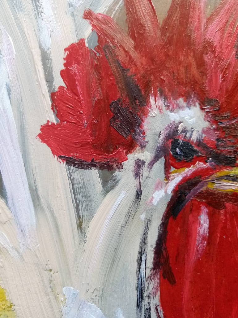 Original Impressionism Animal Painting by Tatyana Lysenko