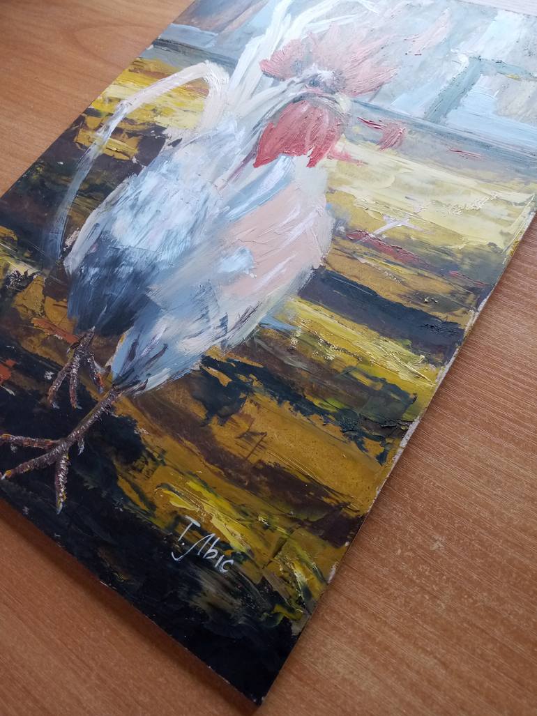 Original Impressionism Animal Painting by Tatyana Lysenko