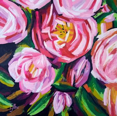 Original Fine Art Floral Paintings by Tatyana Lysenko