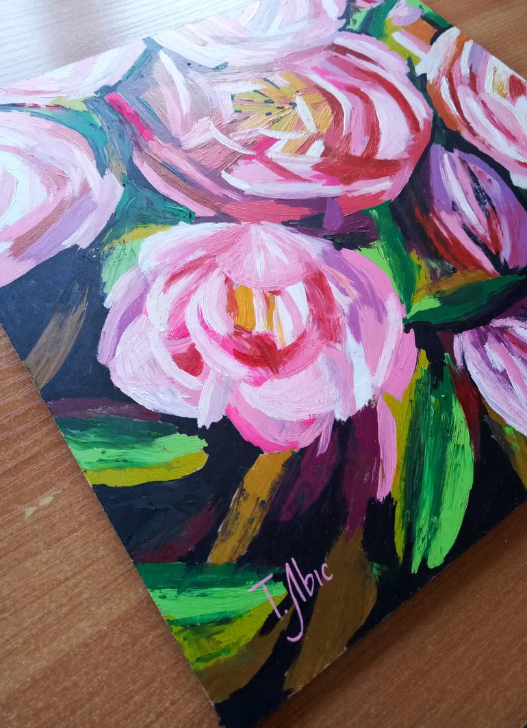 Original Impressionism Floral Painting by Tatyana Lysenko
