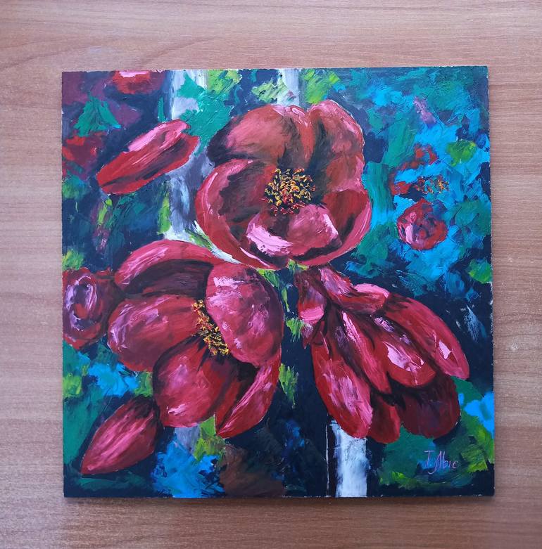 Original Impressionism Floral Painting by Tatyana Lysenko