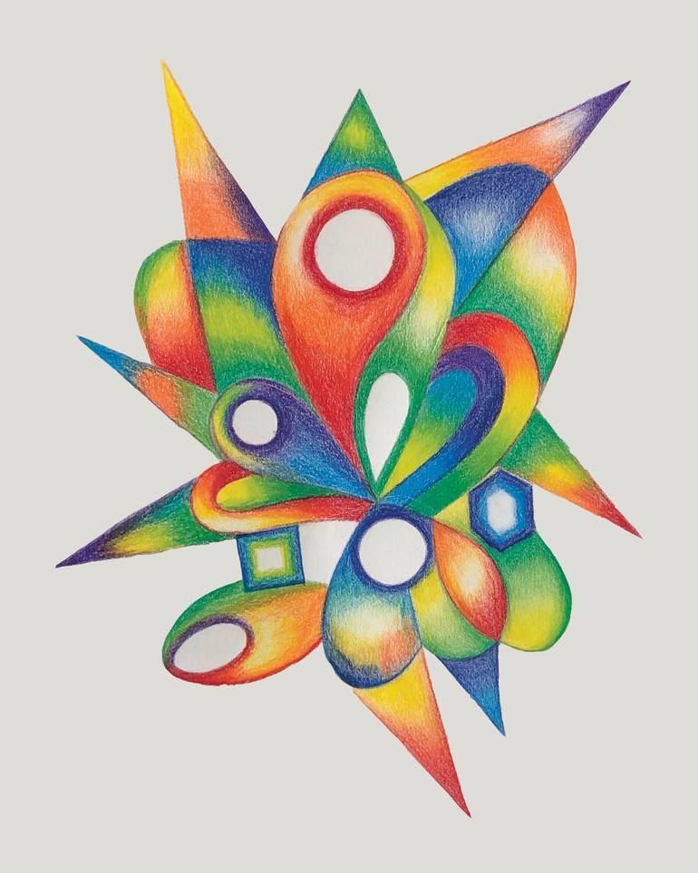 Original Illustration Abstract Painting by Sweta Patel